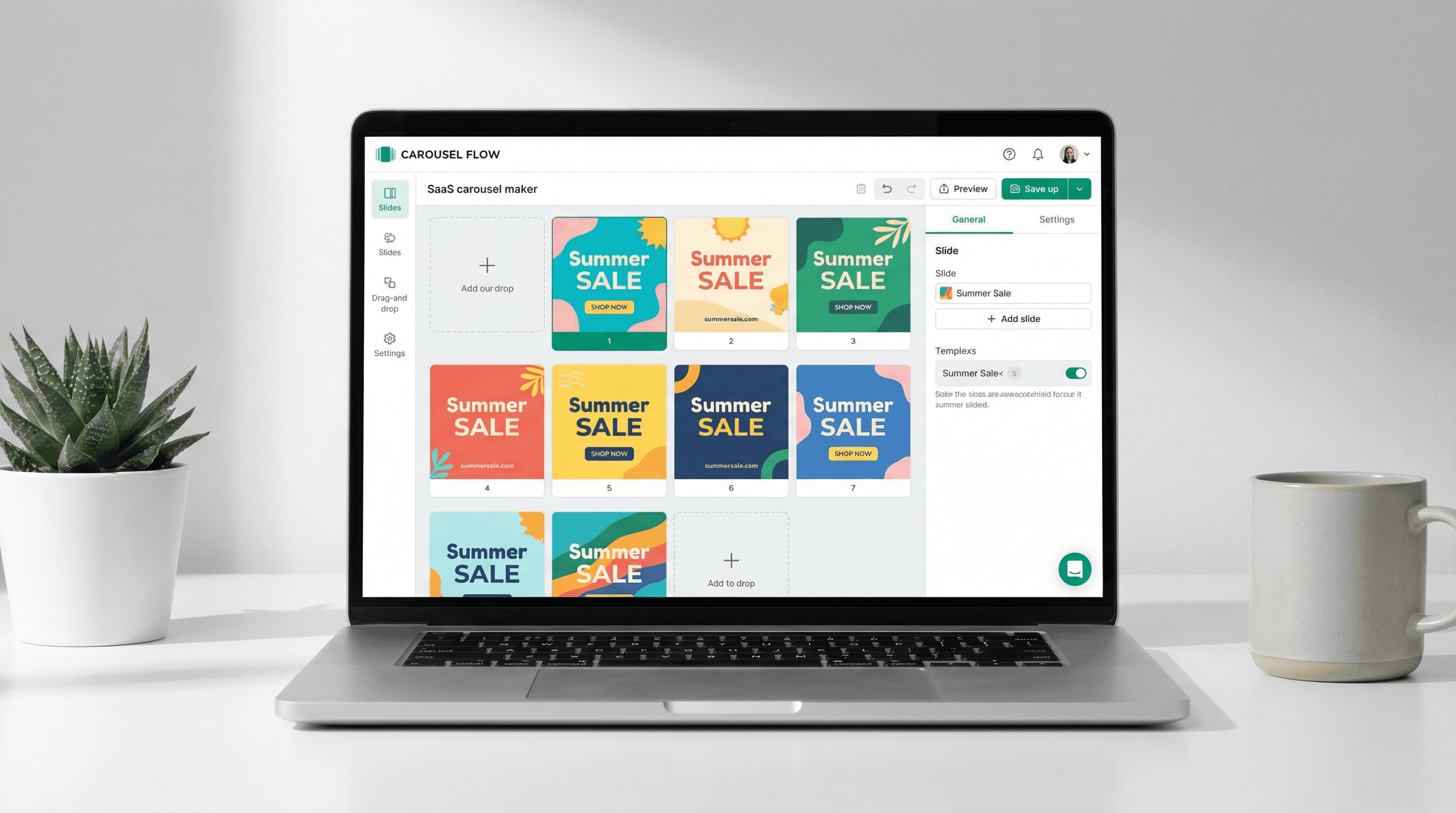 Swipeo — Créez des carrousels professionnels avec l'IA